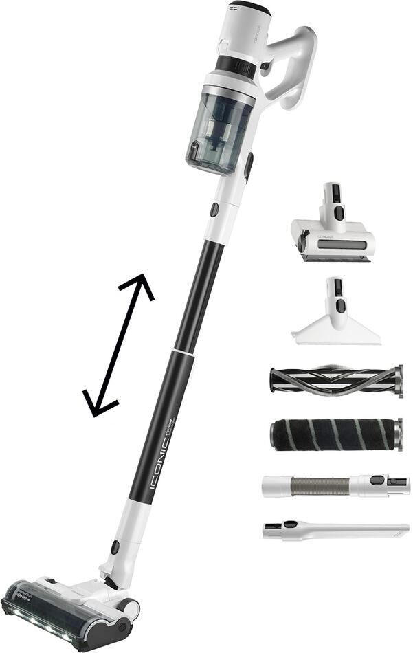 Tyčový vysavač Concept VP6125 ICONIC Comfort Telescope 2v1