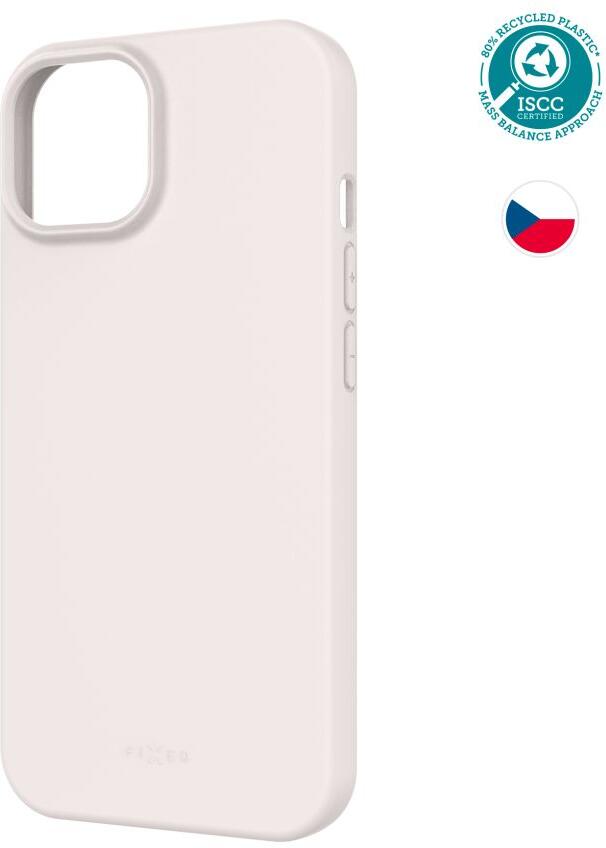 TPU gelový kryt FIXED ReStory pro Apple iPhone 15, šedý