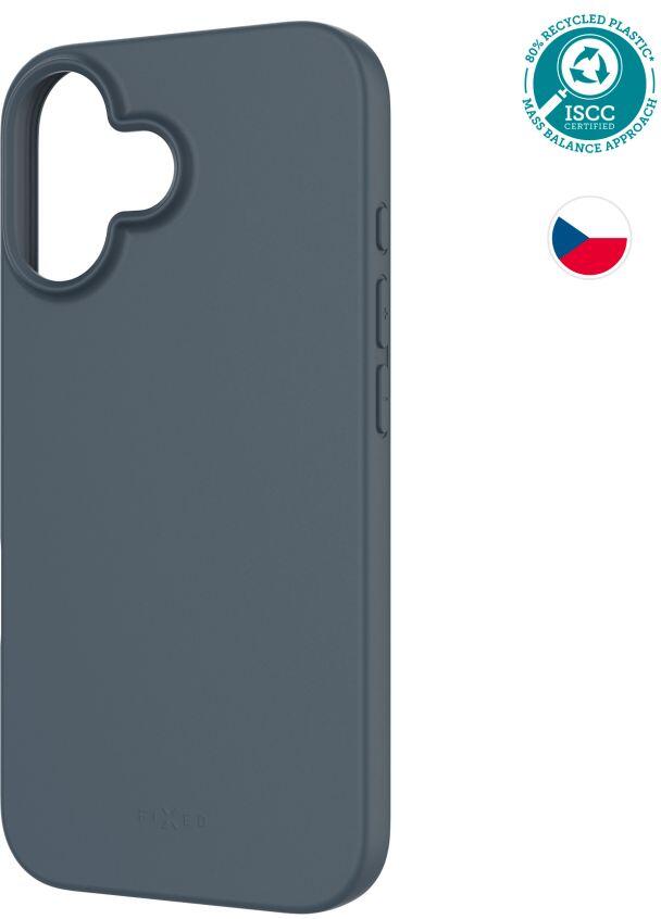 TPU gelový kryt FIXED ReStory pro Apple iPhone 16, modrý
