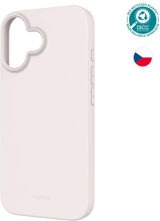 TPU gelový kryt FIXED ReStory pro Apple iPhone 16, šedý