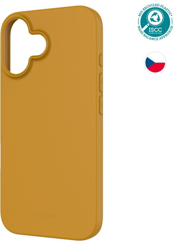 TPU gelový kryt FIXED ReStory pro Apple iPhone 16, zlatý