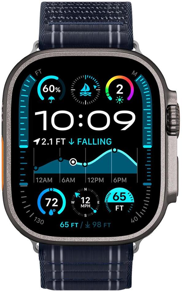 Řemínek na hodinky Spigen Fabric Band Navy Apple Watch 4