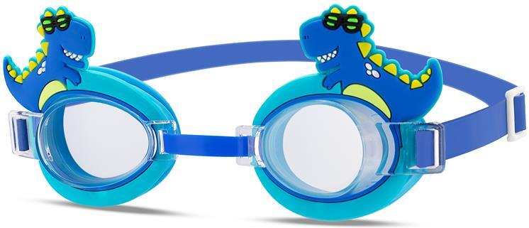 Spokey PLAYA Dětské plavecké brýle s nastavitelným nosníkem, dino