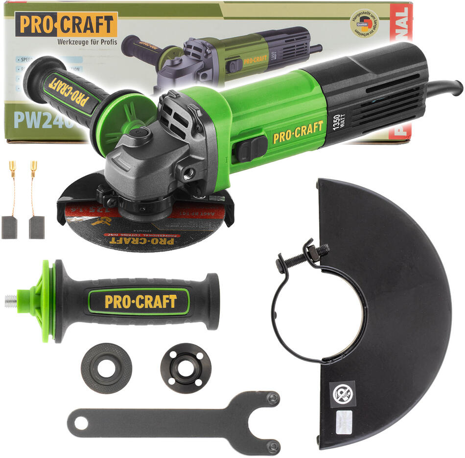 Bruska úhlová Procraft PW2400ES, 125mm / PW2400ES