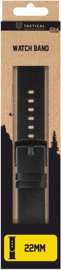 Tactical 307 Kožený Řemínek 22mm Black