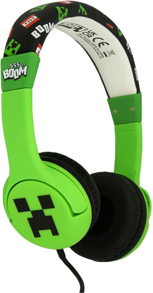Dětská sluchátka OTL TECHNOLOGIES Minecraft Kids MC1229