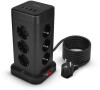 Nabíjecí stanice Huslog 15W 12xzásuvka, 2xUSB-C, 2xUSB černá