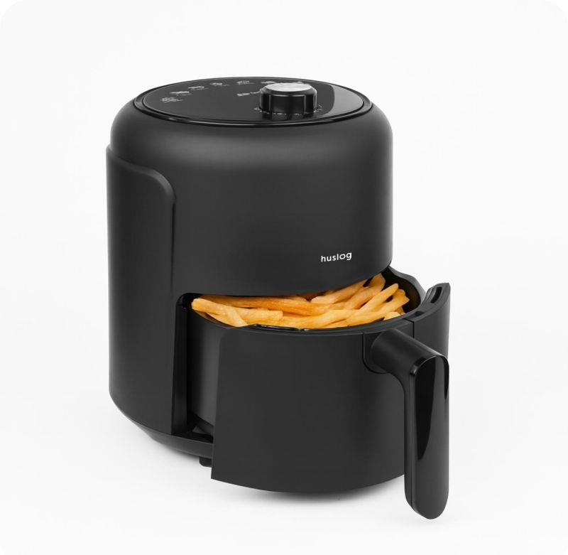 Horkovzdušná fritéza Huslog 1000W, objem 2,3l černá
