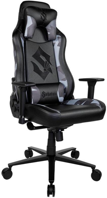 AROZZI herní židle VERNAZZA SABATON Edition/ povrch polyuretan/ černá (VERNAZZA-SABATON)