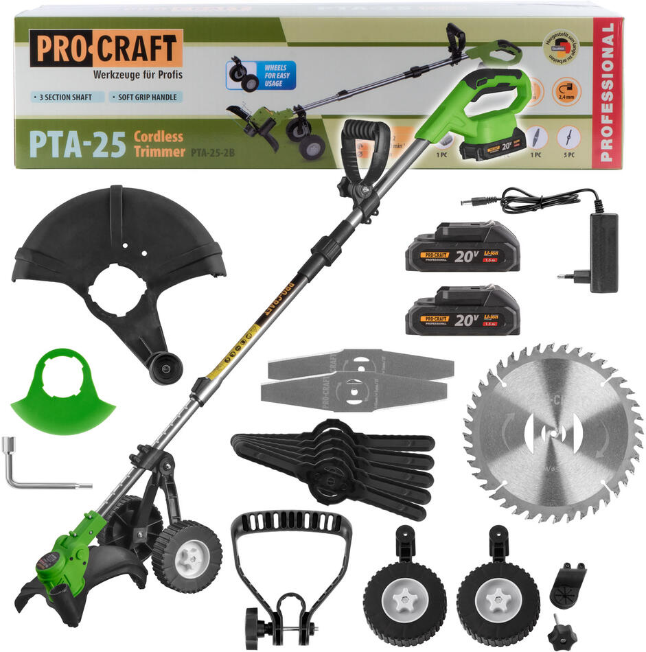 Aku vyžínač Procraft PTA-25-2B / PTA-25-2B