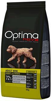 Optima Nova Dog GF Adult Mini Digestive Rabbit&Pot.6kg