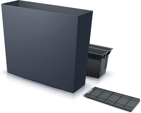 Květináč Prosperplast URBI CASE T 77 cm antracit
