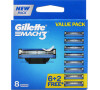 Gillette Mach3 náhradní břity 8 ks