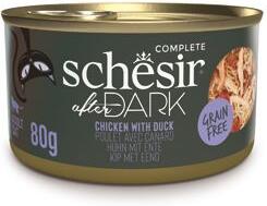 Schesir Cat konz. After Dark Wholefood kuře/kachna 80g