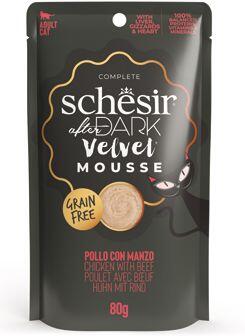 Schesir Cat kapsa After Dark Velvet kuře/hověz.pěna80g