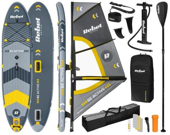 Paddleboard windsurf set Rebel Active RBA-4513 Grey