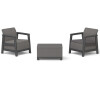 KETER SCANDI LINEA BALCONY - Carbon Grey/Grafit