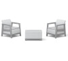KETER SCANDI LINEA BALCONY - Ash grey/Storm grey