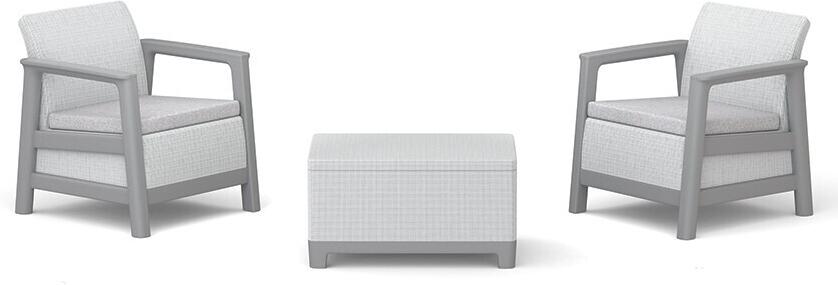 KETER SCANDI LINEA BALCONY - Ash grey/Storm grey