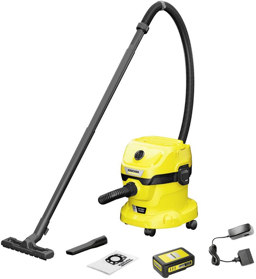 Vysavač víceúčelový Kärcher WD 2-18 V Battery Set