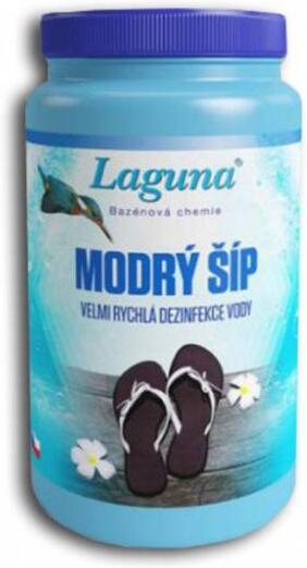 Chlorová dezinfekce bazénové vody LAGUNA Modrý Šíp 1 kg