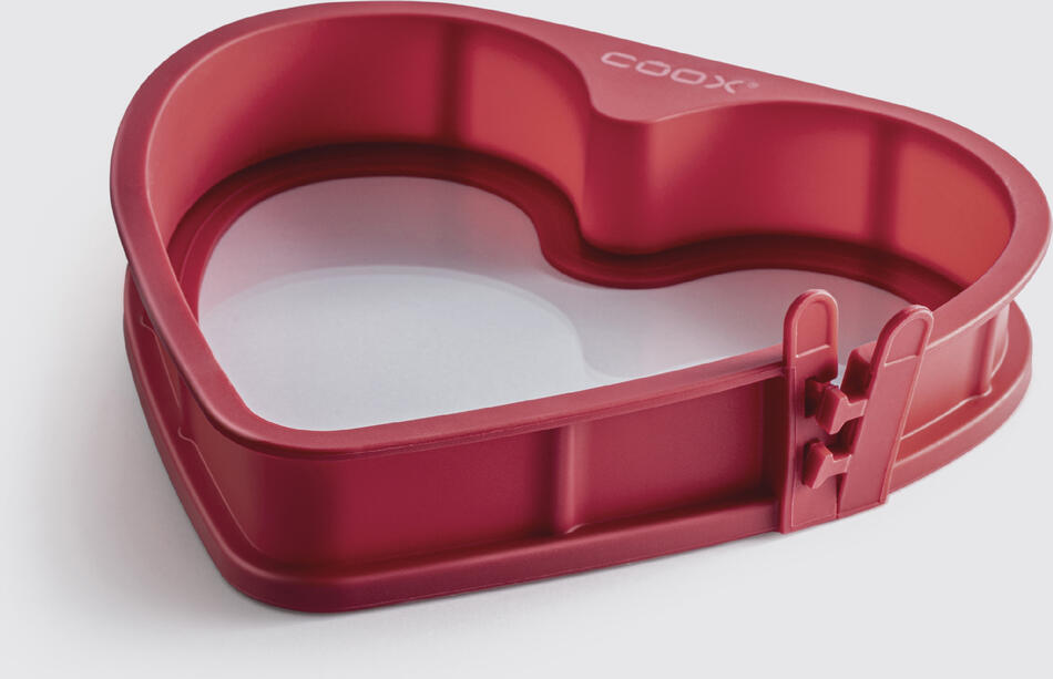 Forma coox SPRING HEART se skleněnou základnou, vínová