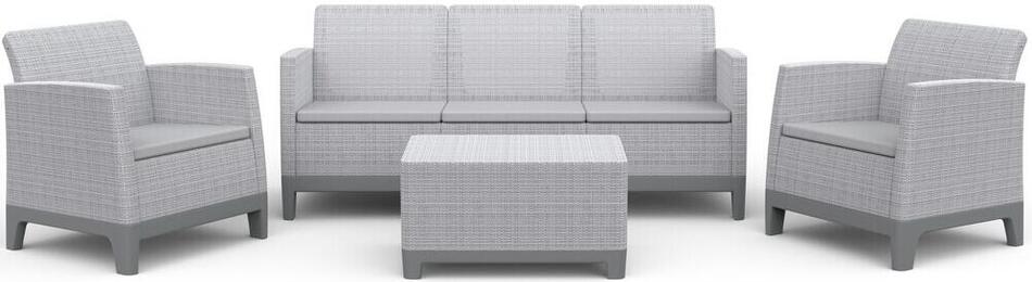 KETER SCANDI FORMA 3 SEATERS SET - Ash grey/Storm grey