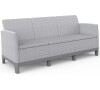 KETER SCANDI FORMA 3 SEATER SOFA - Ash grey/Storm grey