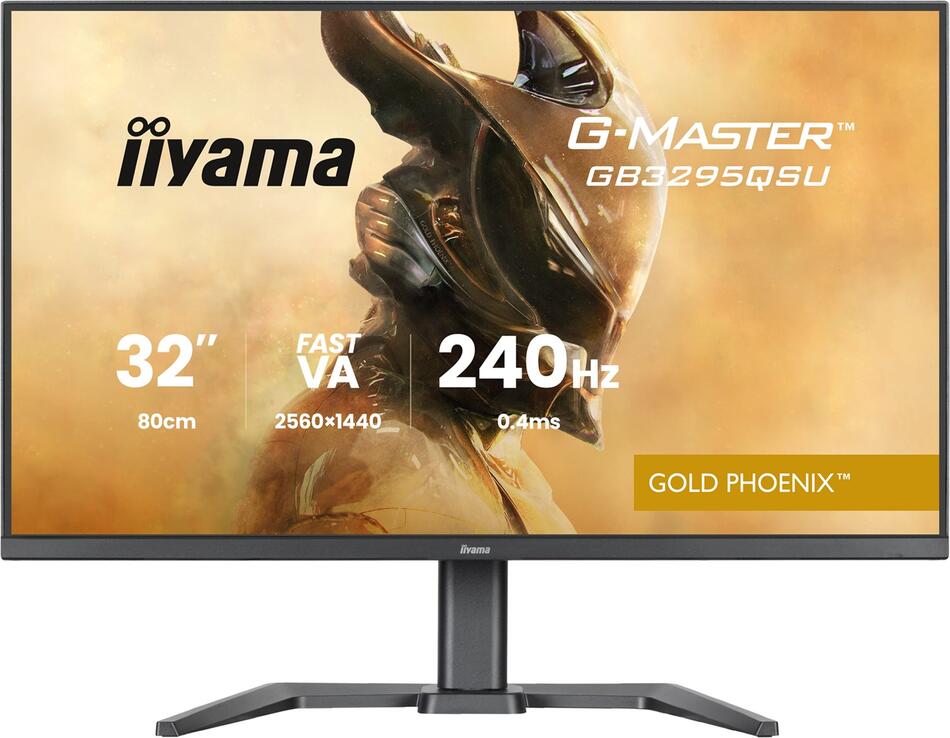 IIYAMA G-Master / GB3295QSU-B1 / 31,5" / VA / QHD / 240Hz / 0,4ms / Černá / 3R