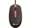 Myš C-TECH WM-10, černo/červená, USB