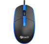 Myš C-TECH WM-10, černo/modrá, USB
