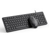 Klávesnice C-TECH KBM-105, drátový combo set s myší, USB, CZ/SK