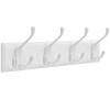 Věšák, dřevo, bílá, ABP-E1030 WT Autronic