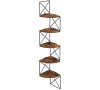 Polička, mdf, hnědá, ABP-E1051 OLW Autronic