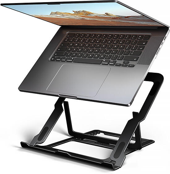 Axagon STND-LAB hliníkový stojan na notebook 10"-17.3" nastavitelná výška, černý