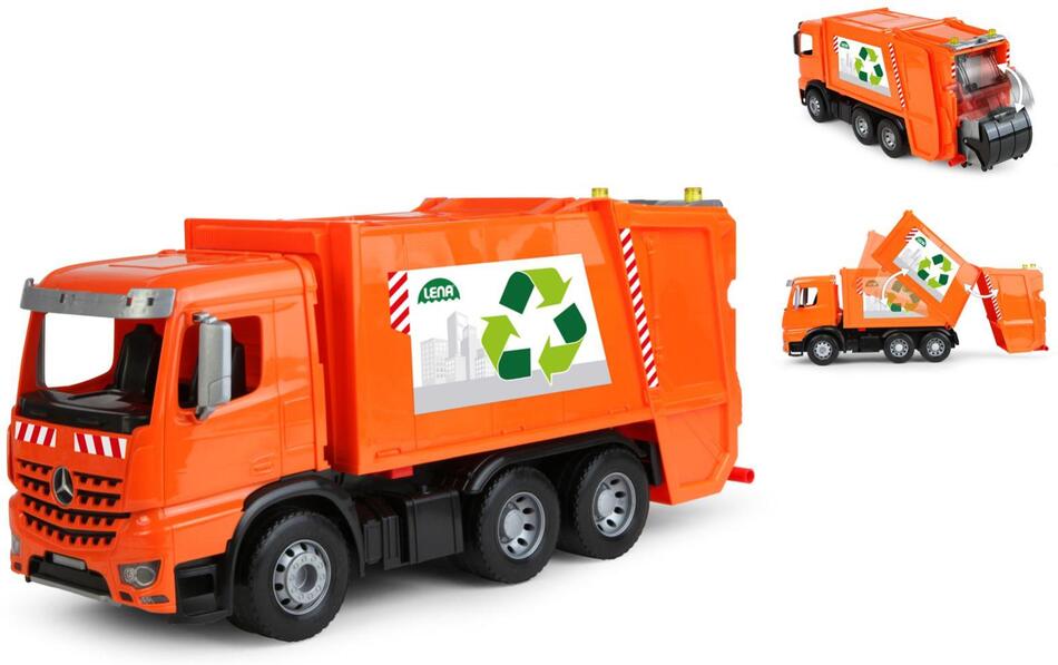 Lena Auto popelář Worxx plast 53cm Mercedes Arocs