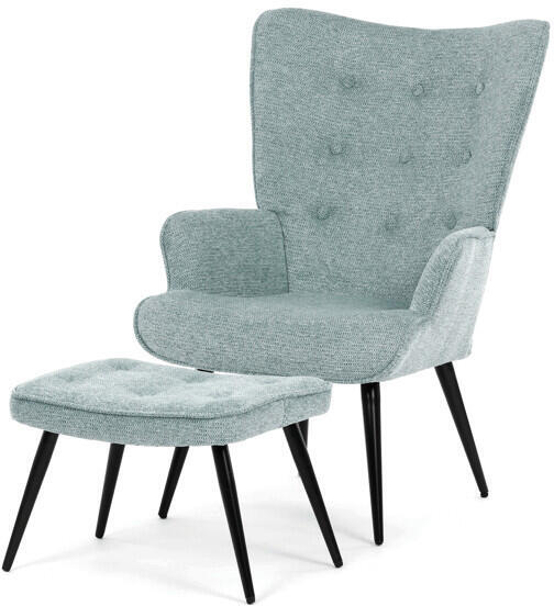 Relaxační křeslo, modrá, látka, AK-303 BLUE2 Autronic