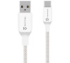 Tactical Stitch Thread Cable USB-A/USB-C 0.3m White