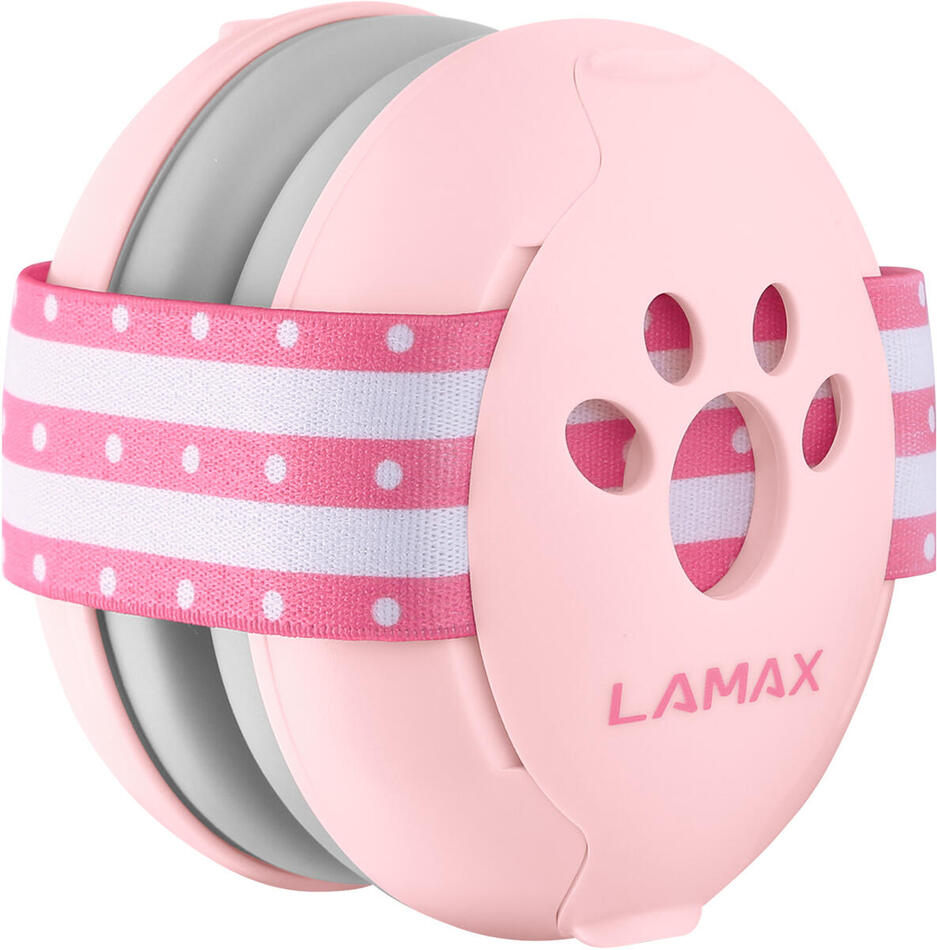 Protihluková sluchátka LAMAX BabyMuffs1, růžová