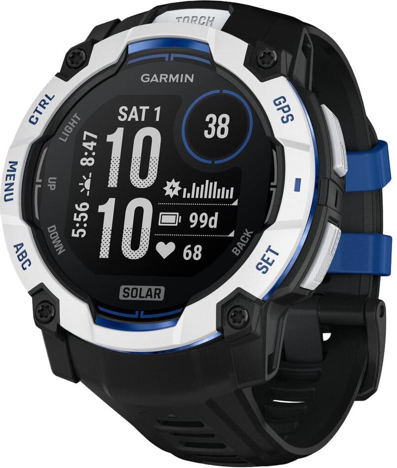 Smart hodinky Garmin Instinct 3 50mm Solar Whitesto