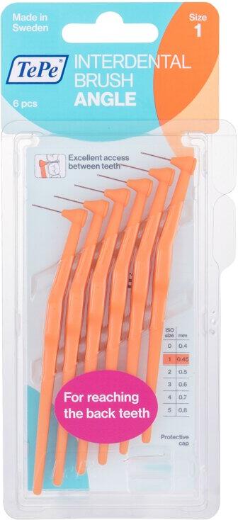 Mezizubní kartáček TePe Angle, 6 ml (0,45 mm)