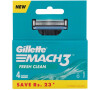 Náhradní břit Gillette Mach3 Fresh Clean, 4 ml