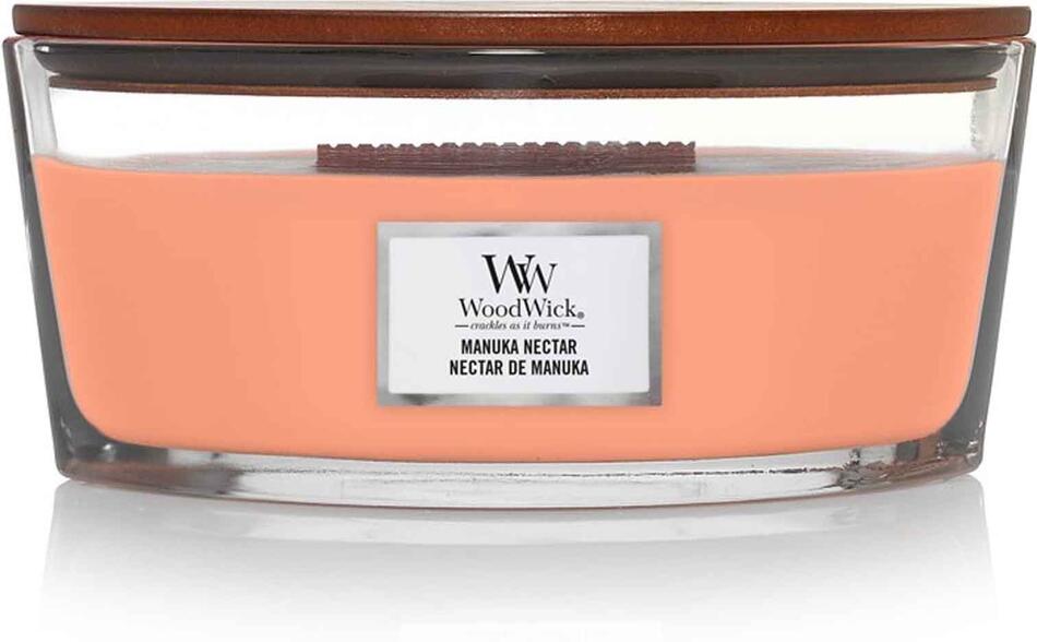 Vonná svíčka WoodWick Manuka Nectar, 453,6 ml