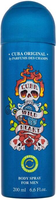 Deodorant Cuba Wild Heart, 200 ml