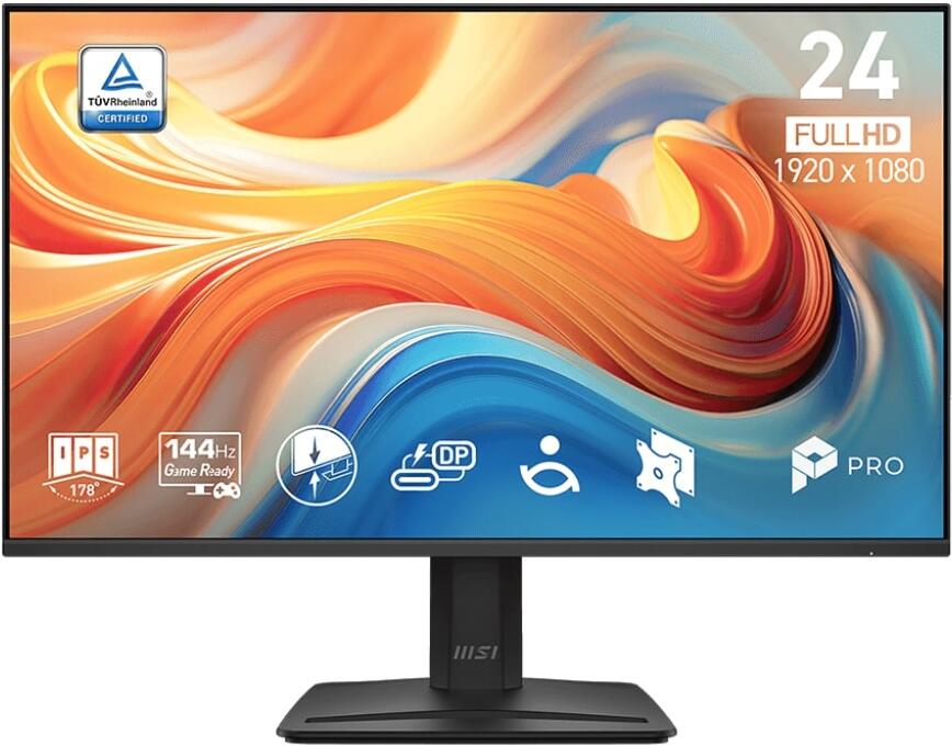 MSI Pro/MP242 E14C / 23,8" / IPS / FHD / 144Hz / 1ms / Černá / 3R (PRO MP242 E14C)