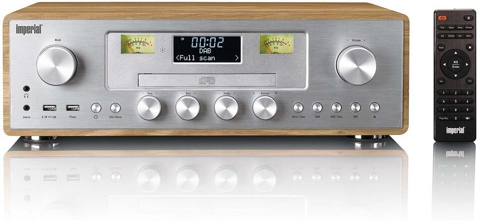 Multifunkční rádio Imperial DABMAN 280CDWDSI, CD, DAB+, FM, Bluetooth, ASA funkce, stříbrná