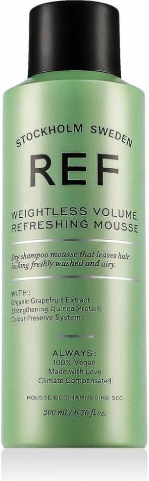 Suchý šampon REF Weightless Volume Refreshing Mousse, 200 ml