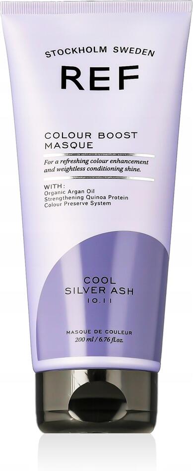 Barva na vlasy REF Colour Boost Masque, 200 ml, odstín Cool Silver Ash 10.11