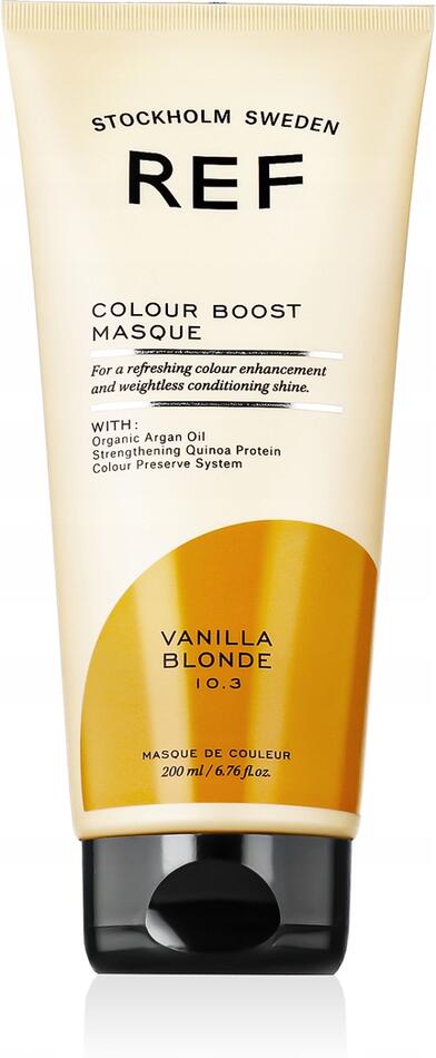 Barva na vlasy REF Colour Boost Masque, 200 ml, odstín Vanilla Blonde 10.3