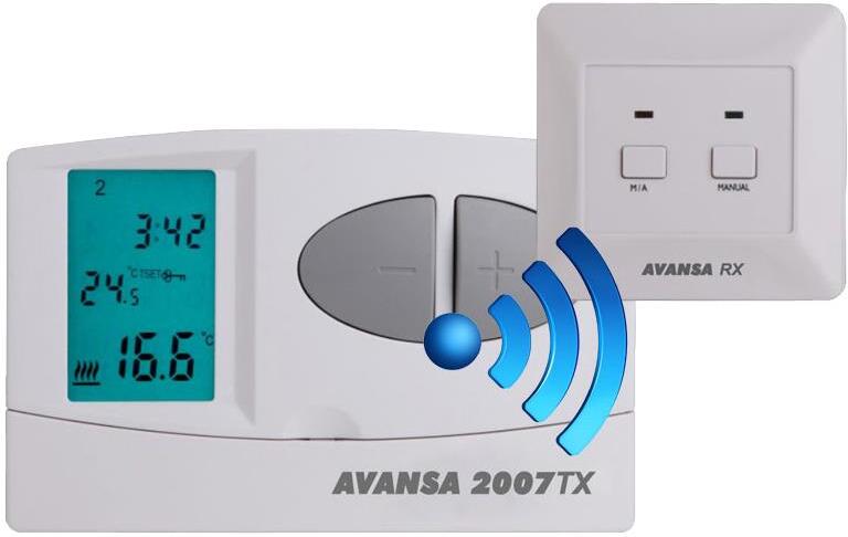 Termostat AVANSA 2007 TX bezdrátový